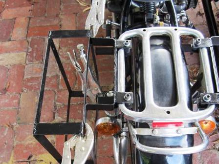 leather pannier installation how to install