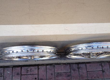cj750 wheel aerial spoke tube