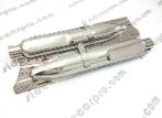 exhaust muffler fishtail stainless steel K750 CJ750 M72 Ural