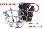 fuel gas can tin jerry can sidecar mounted locking