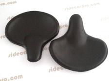 cj750 parts m72 handmade leather seat black split pair