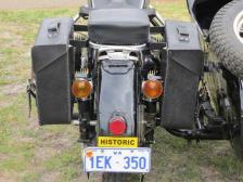 CJ750 R71 leather paniers