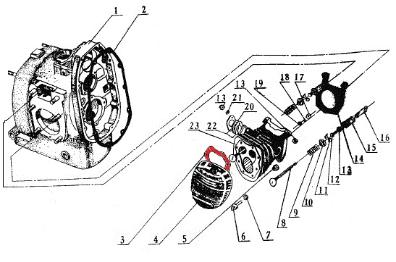 cj750 parts manual cylinder head gasket copper