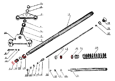 cj750 parts front fork mini maintenance rebuild kit