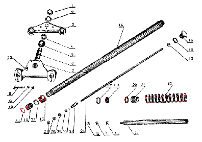 cj750 parts manual front fork suspension repair kit maintenance