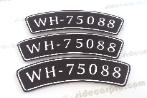 id name tag r71 r75 wehrmacht sidecar front fender
