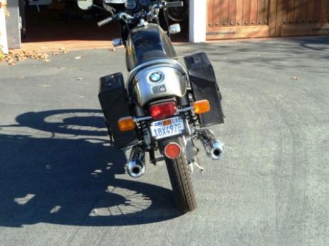 BMW R90S leather saddlebags