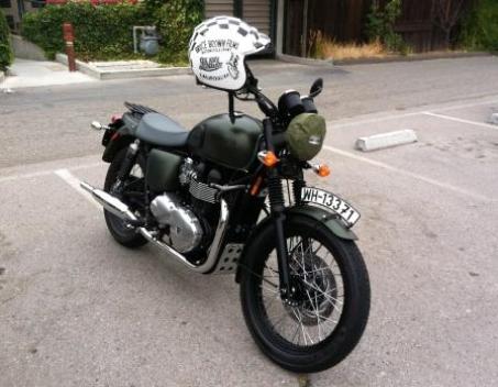 triumph headlight blackout cover steve mcqueen