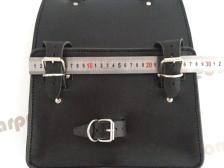 leather small saddlebag cj750 buckle strap measure width