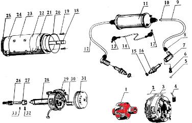 cj750 parts manual alternator generator rotor