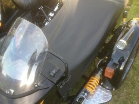 sidecar cover m72 leather black cj chang jiang 